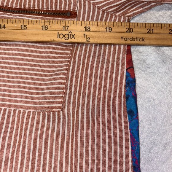 John Mark Button Up Shirt Women’s Small Mixed Print Boho Floral Paisley Tunic - Picture 6 of 7